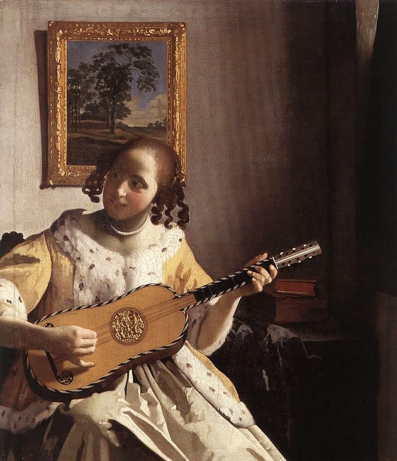 Johannes Vermeer The Guitar Player